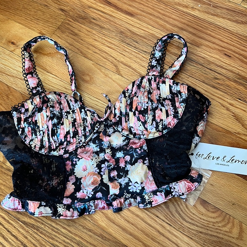 for love and lemons bustier NWT